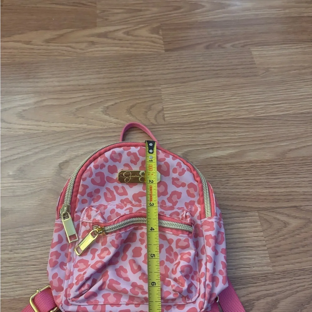 Jessica Simpson Kids Pink Leopard Print Mini Backpack